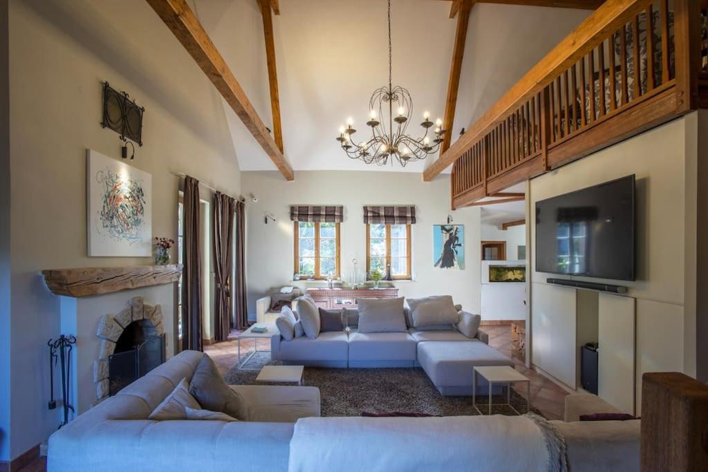 7 Bedroom Secluded Villa Close To Prague Ржичани Экстерьер фото